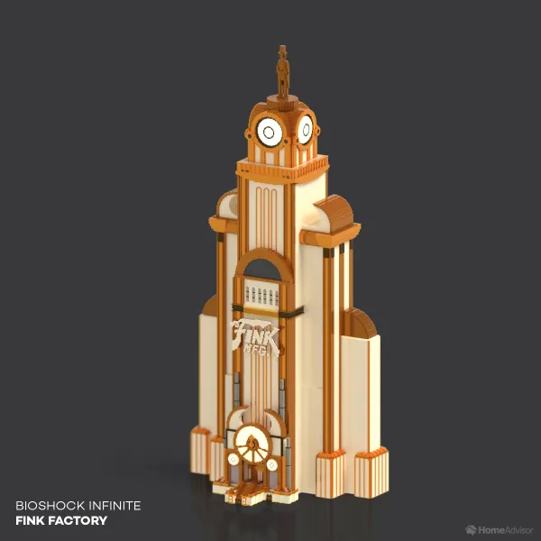 This Home-Advising Site  Commissioned Voxel-Art Renditions Of Video Game Architecture