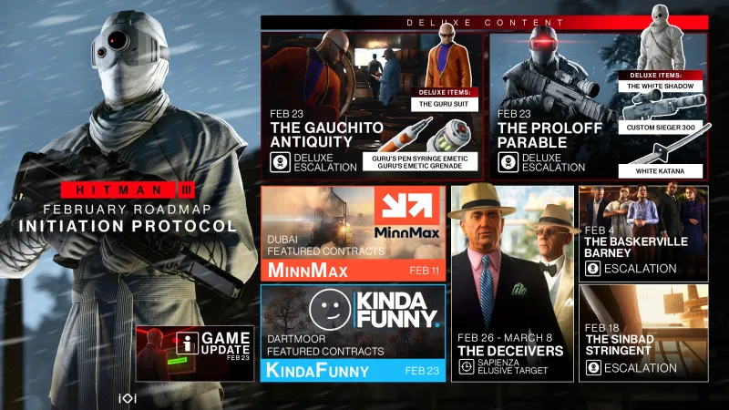Hitman 3 February Patch Adds New Unlockable Suit And Various Improvements