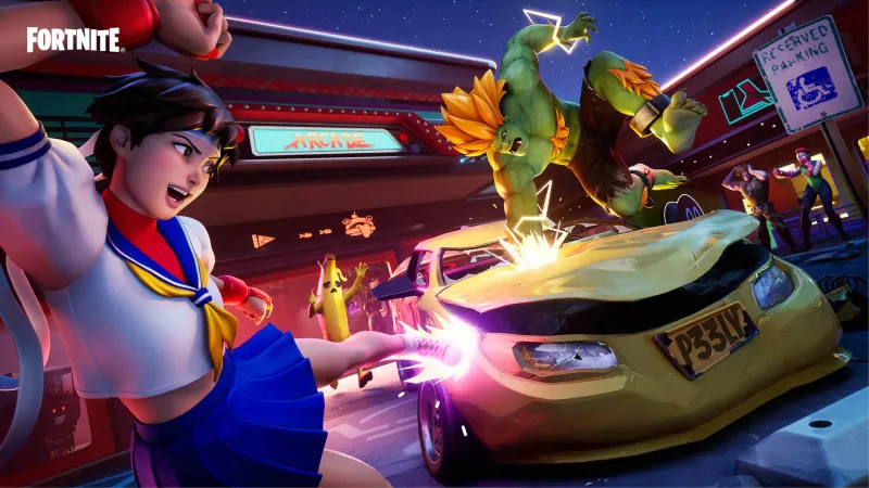 Fortnite: Street Fighter's Blanka And Sakura Hit The Item Shop This Week