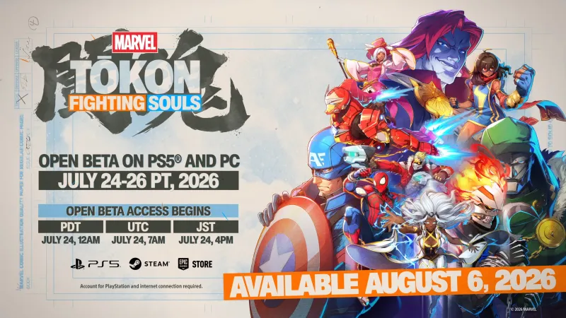 The Open Beta For Marvel Tōkon: Fighting Souls Starts Next Week