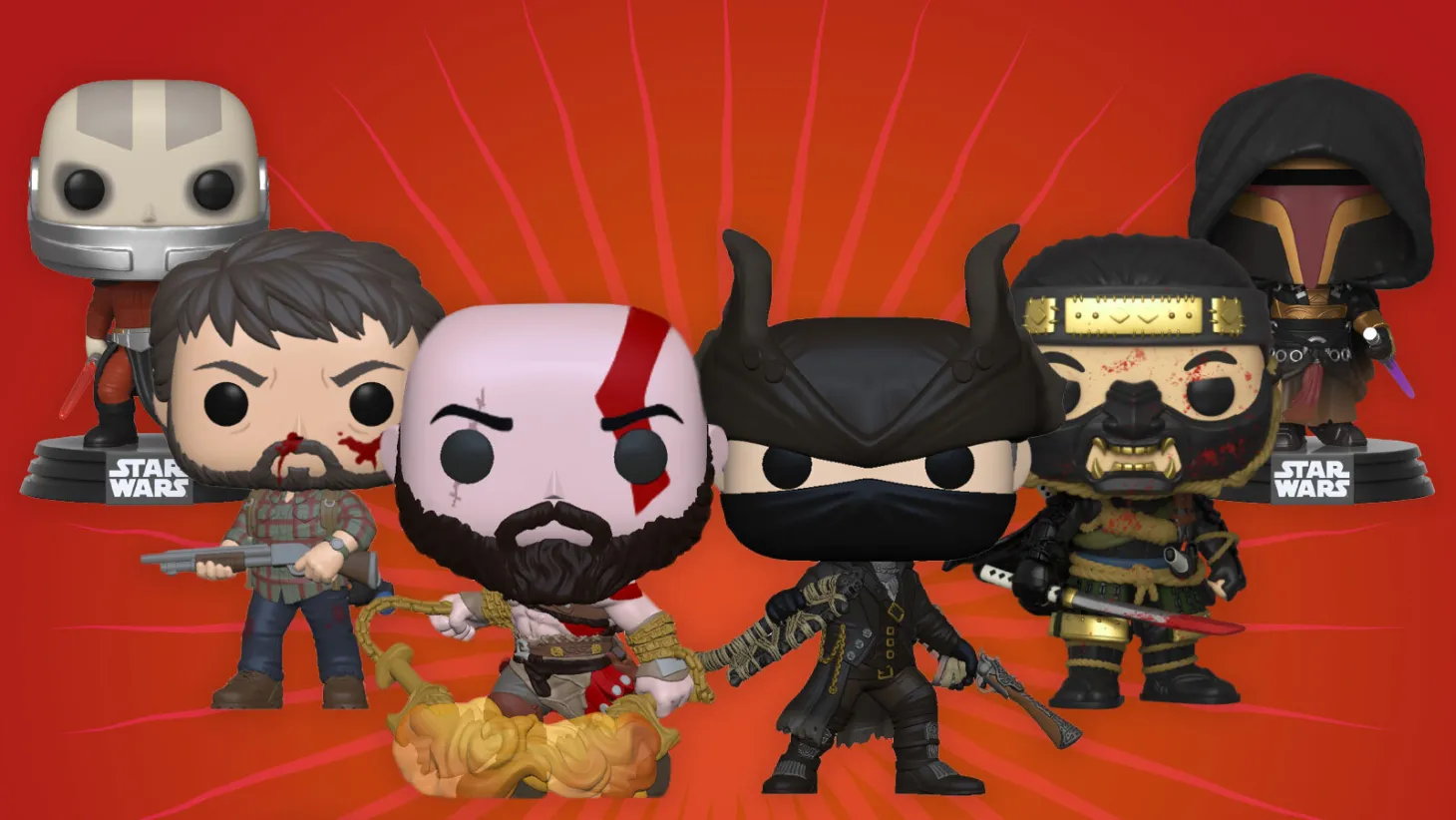 New Funko Pops Dive Into Star Wars: Knights Of The Old Republic And PlayStation Legends