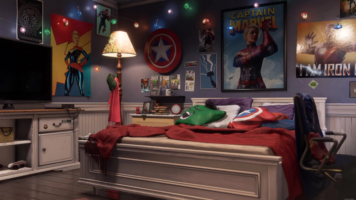 Potential First Look At Captain Marvel In Marvel's Avengers