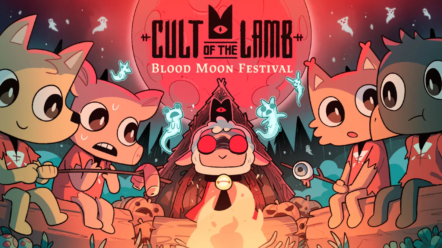 Cult of the Lamb Blood Moon Festival Update trailer