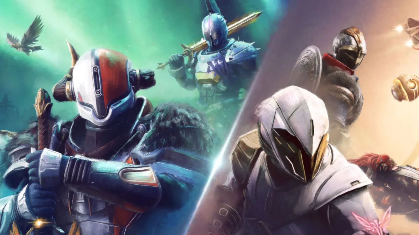 Destiny 2 Assassin's Creed crossover armor sets monster hunter