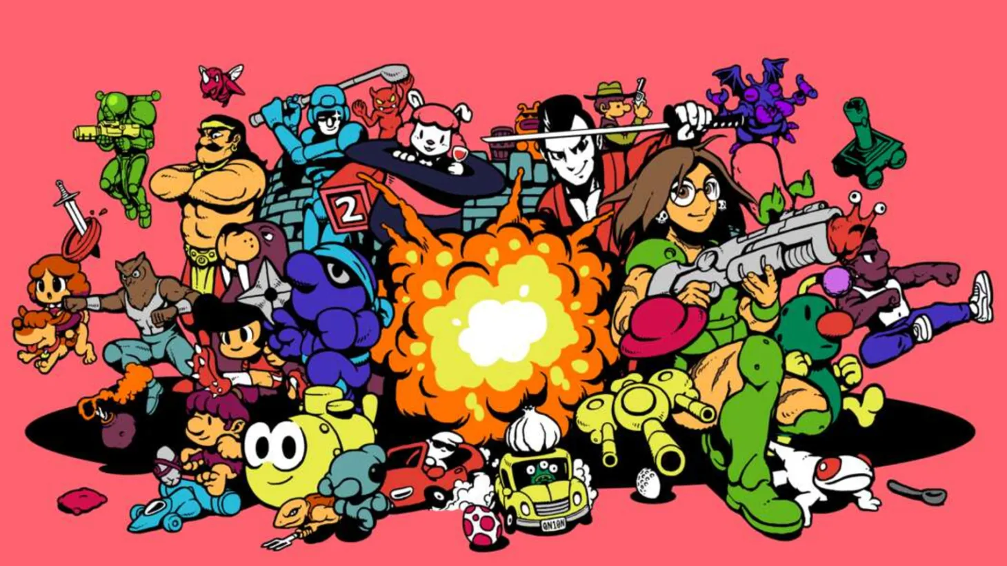 UFO 50 Key Art