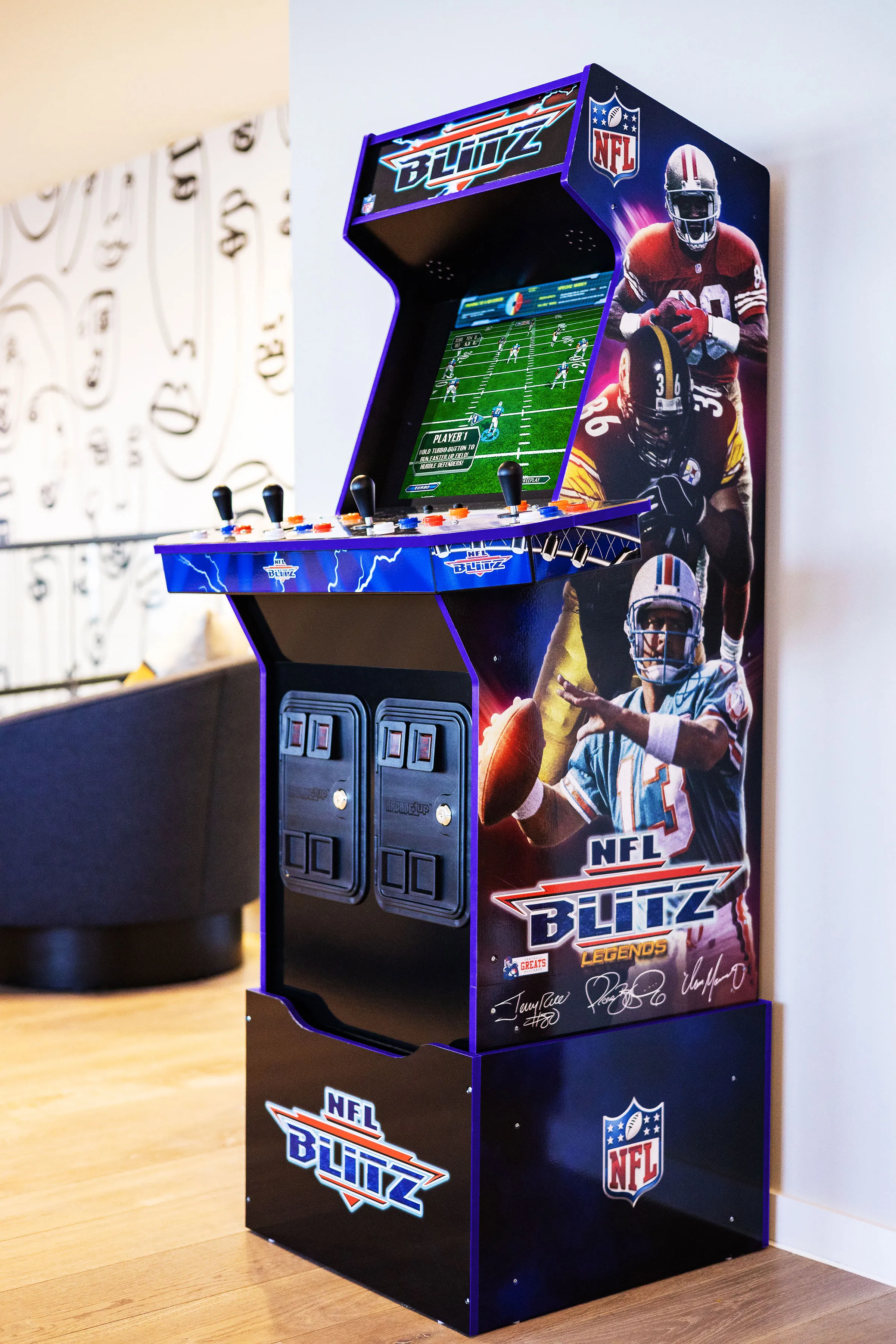 Arcade1Up Reveals NFL Blitz Legends Cabinet That Features Remasters Of Three Franchise Classics