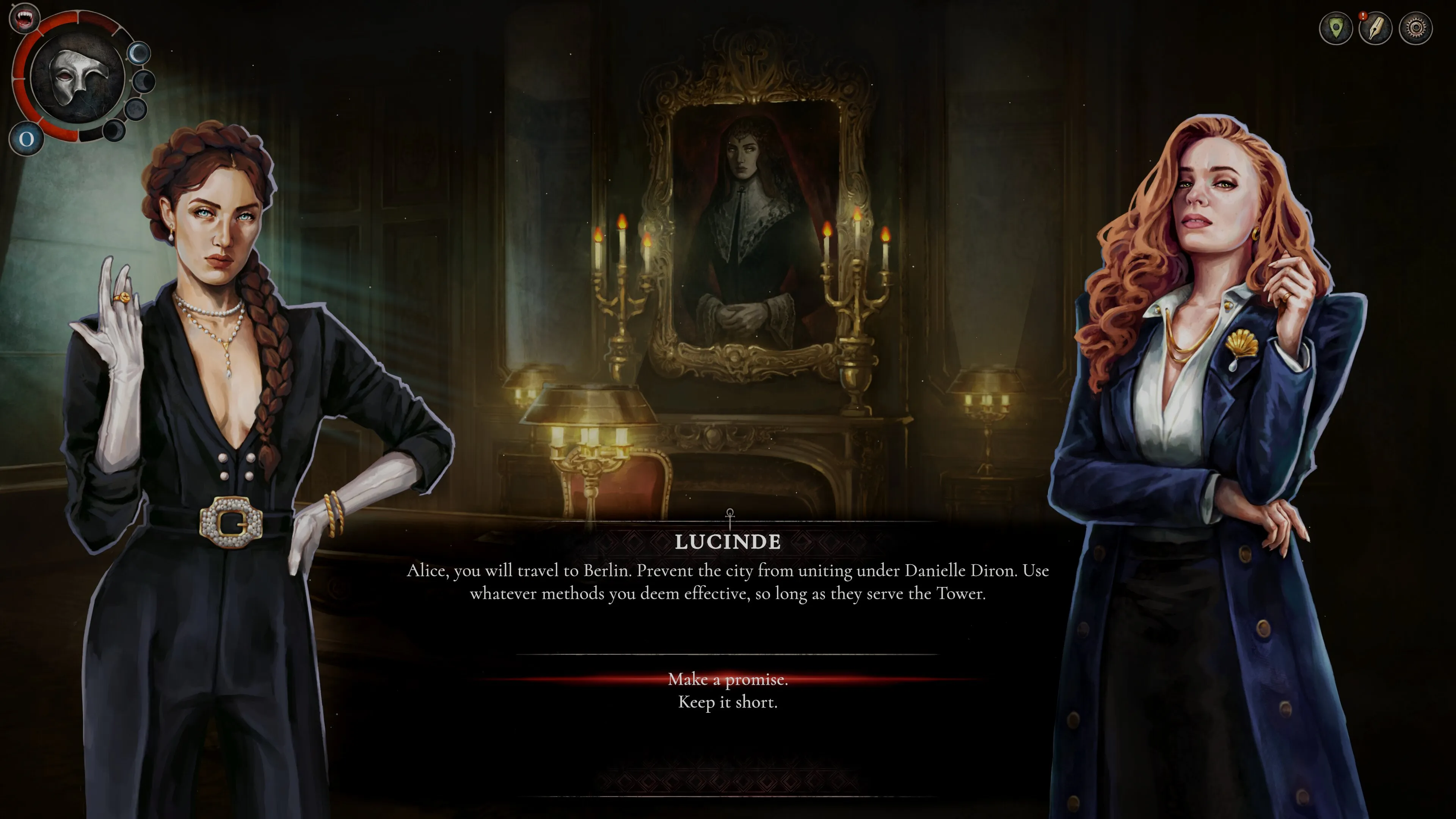 Vampire The Masquerade Oaths and Ashes Visual Novel 