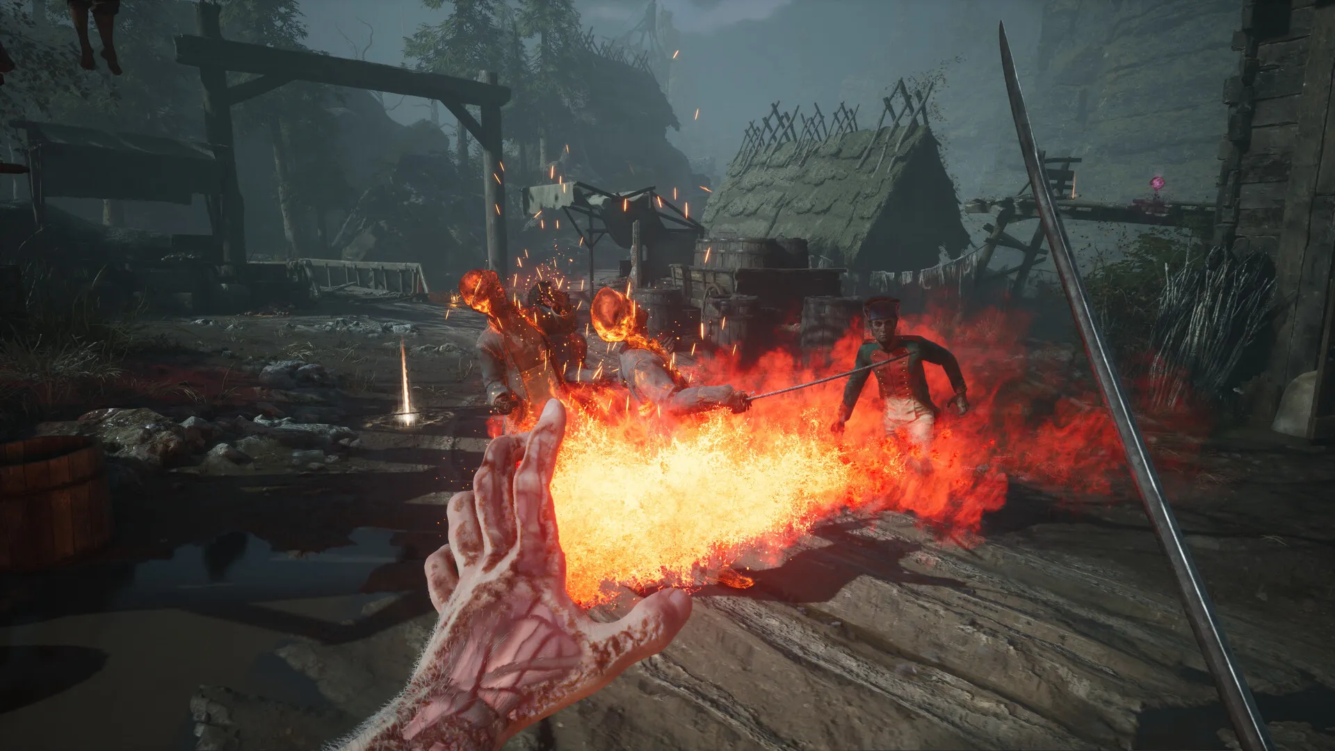 Valor Mortis October 13 Release Date First Person Soulslike One More Level Action Ghostrunner Preview Images