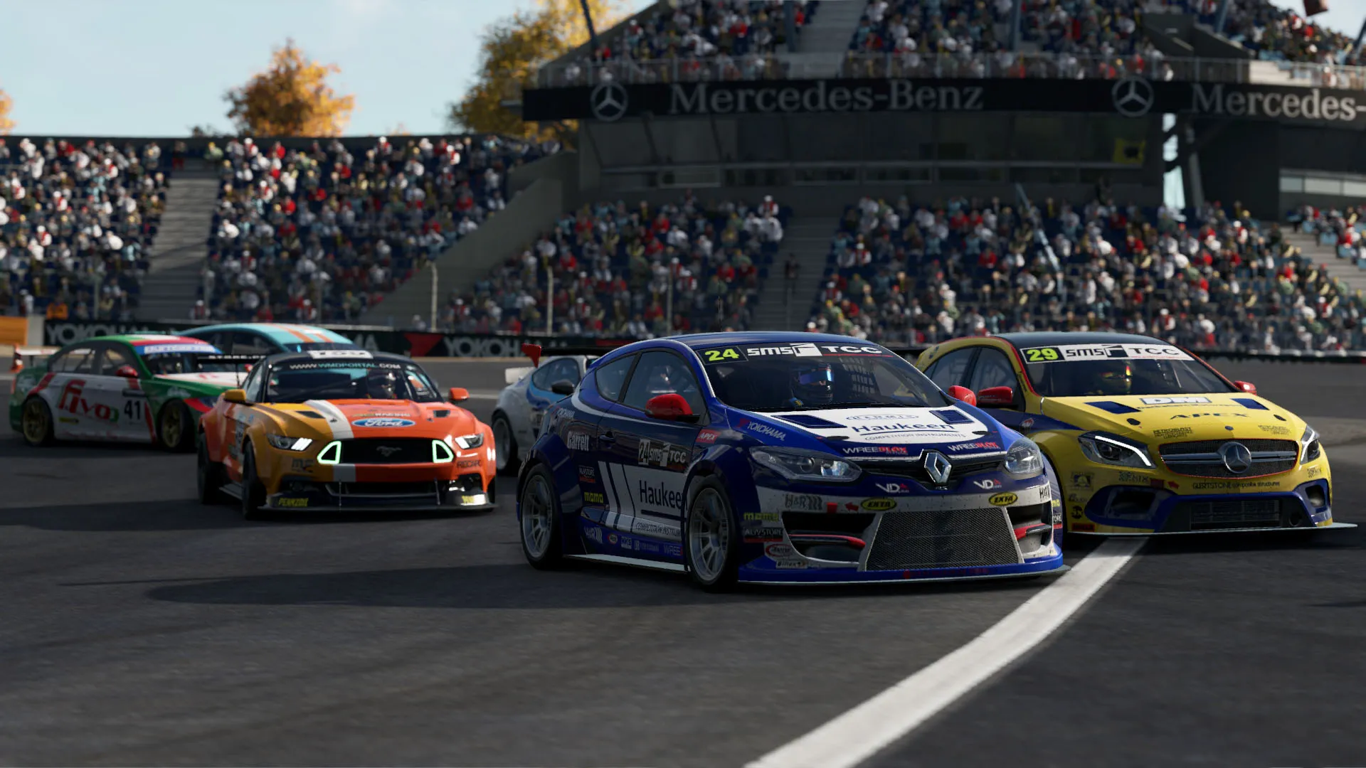 Roaring Around The Race Track